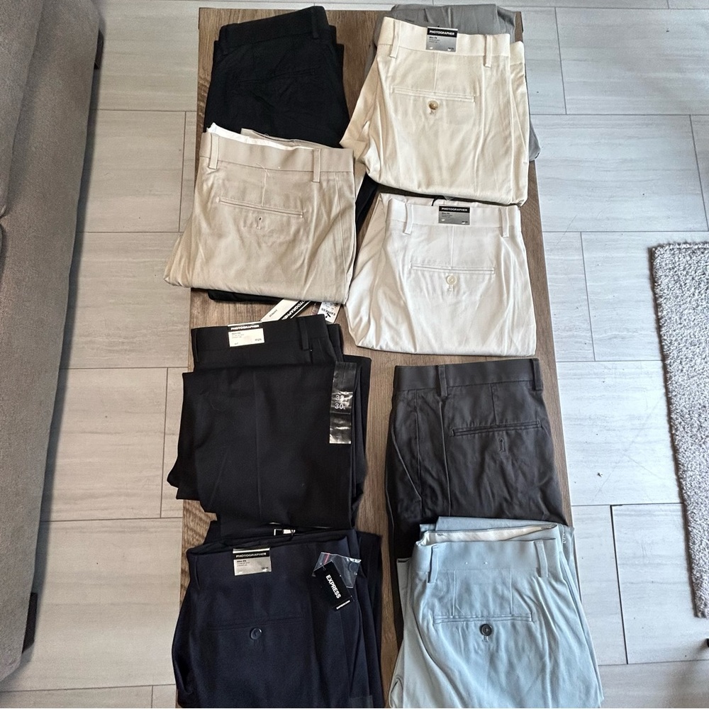 Express Photographer dress pants slim fit 32/30